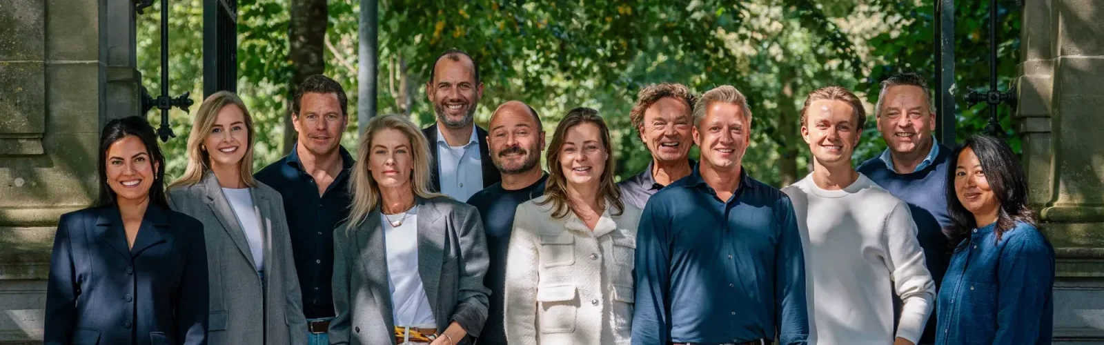 Team foto van De Graaf & Groot Makelaars