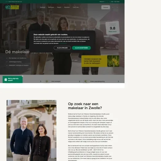 Capture d'écran du site web de www.degraafvanvilsteren.nl