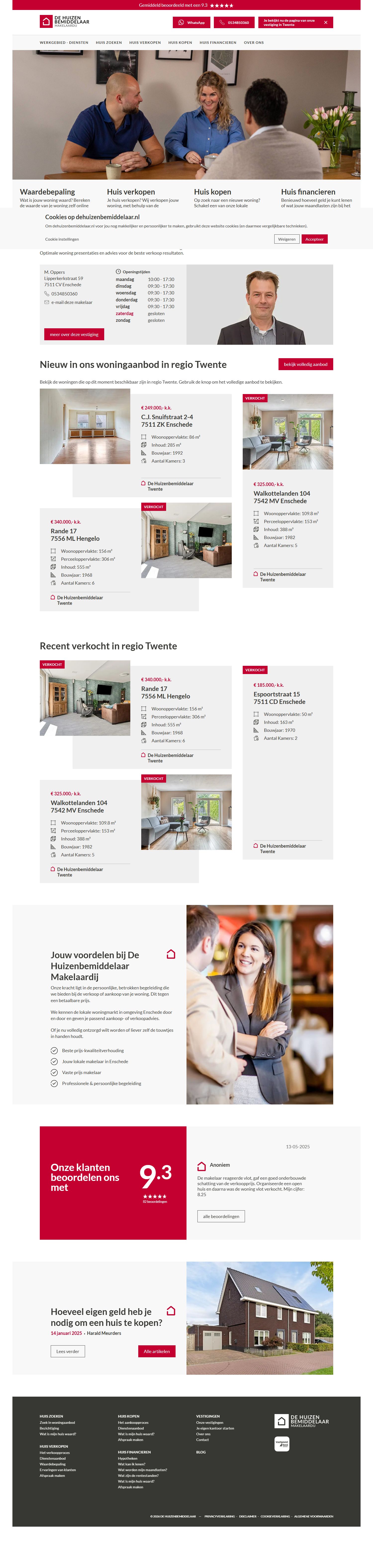 Kantoorfoto De Huizenbemiddelaar Makelaardij.