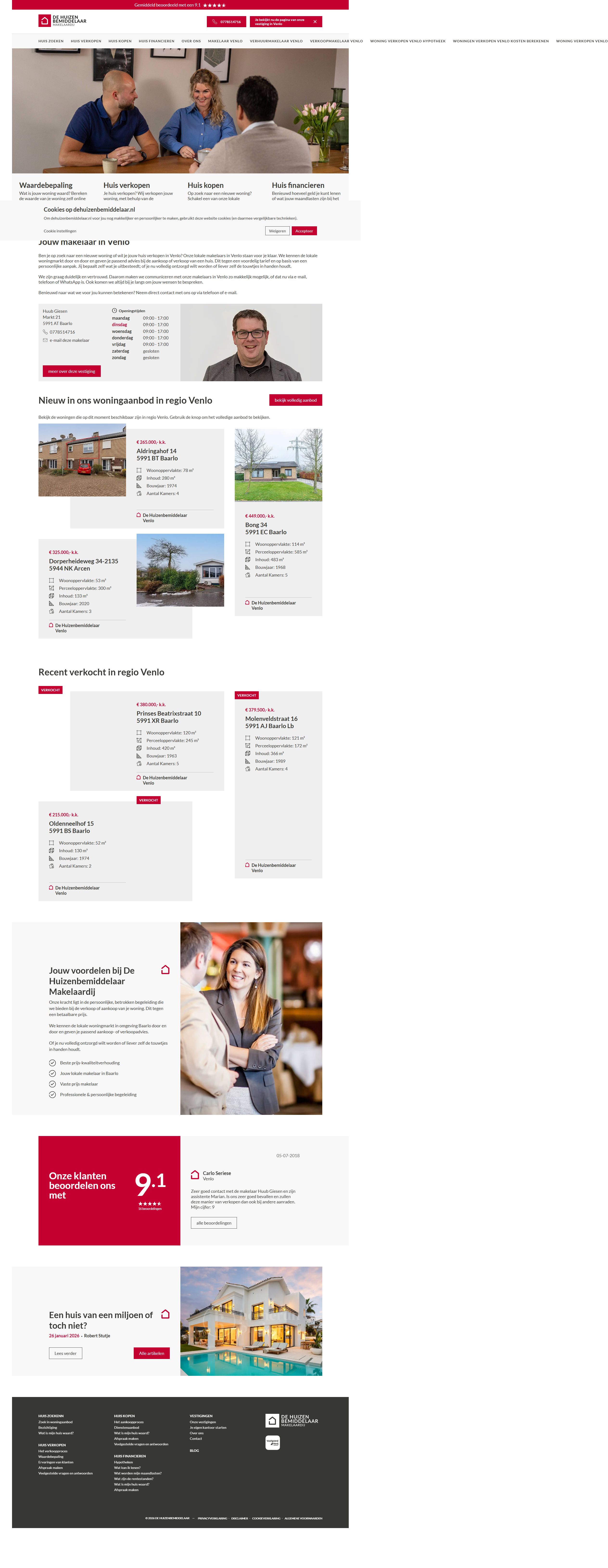 Bürofoto De Huizenbemiddelaar Venlo