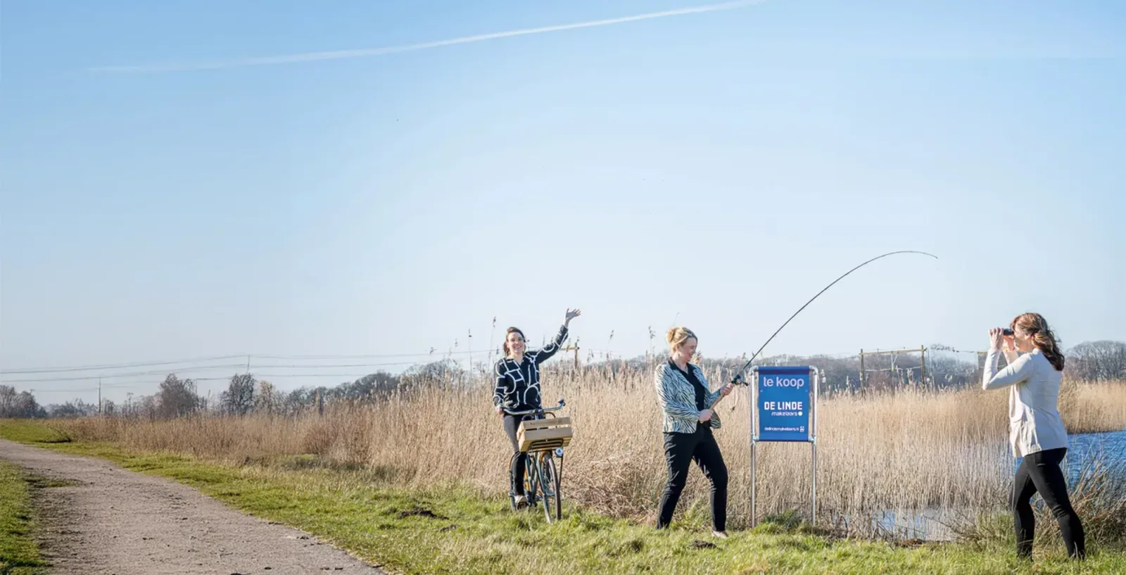 Team photo of De Linde Makelaars