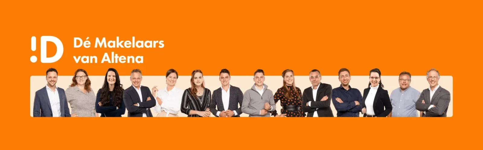 Team foto van De Makelaars van Altena