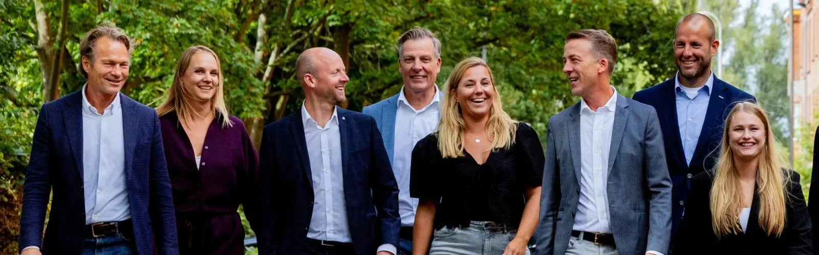 Team foto van De Makelaers | Amsterdam