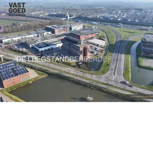 Screenshot van de website van vastgoedbeschermer.nl