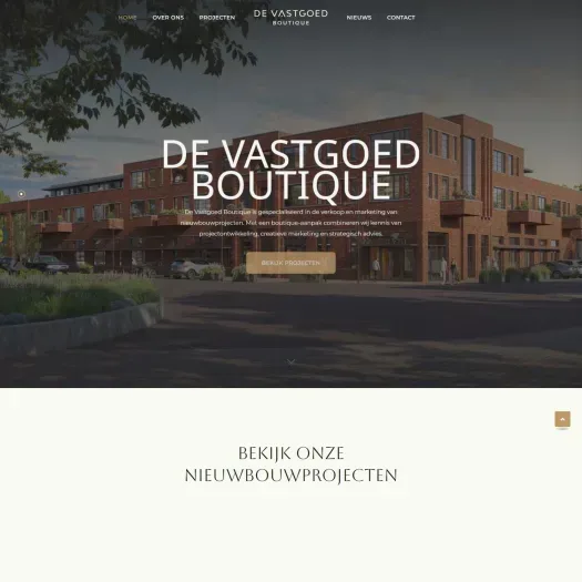 Screenshot of the website of www.devastgoedboutique.nl
