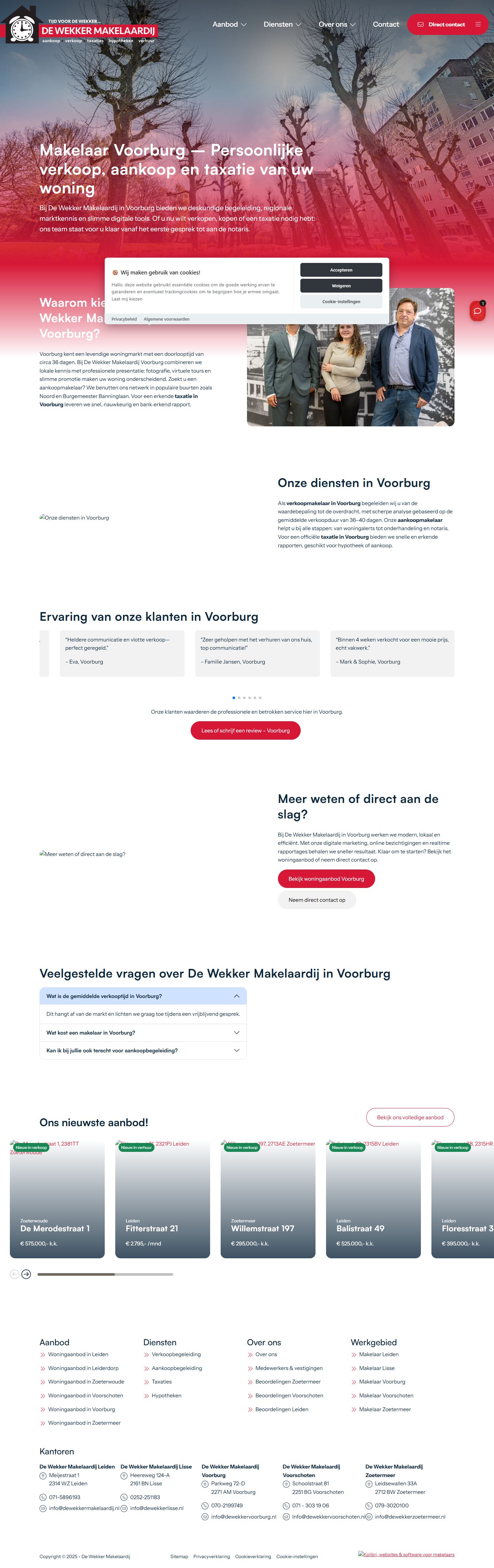 Kantoorfoto De Wekker Makelaardij Voorburg- Den Haag eo