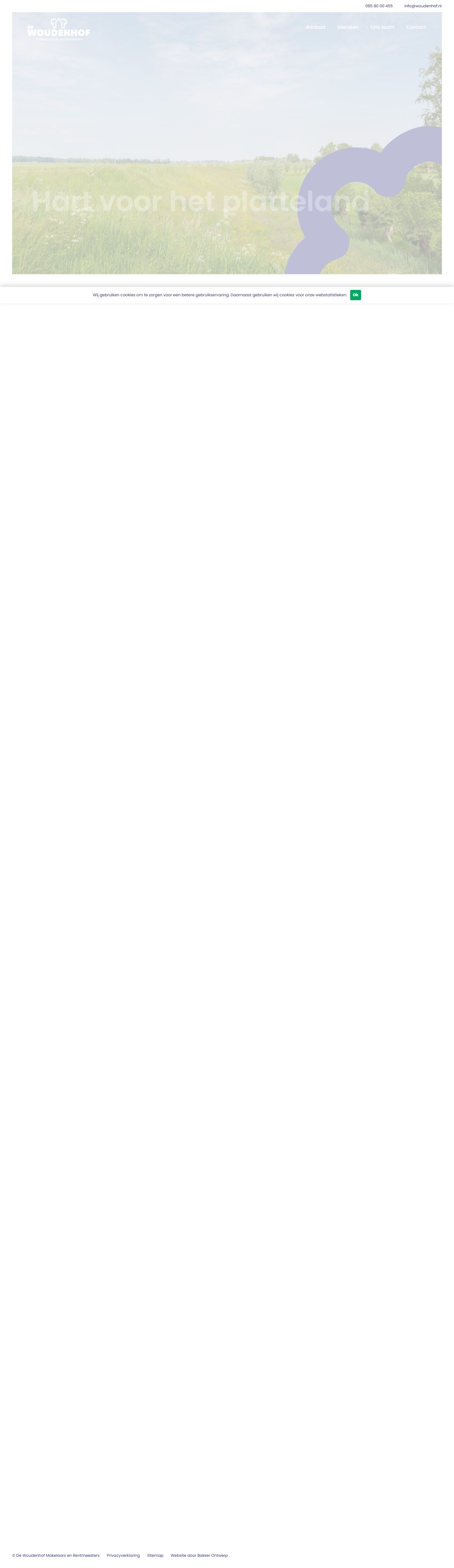 Screenshot der Website von www.woudenhof.nl