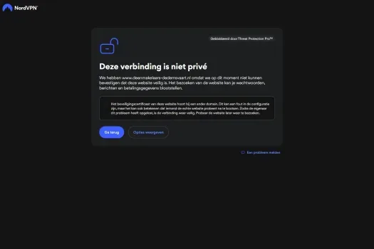 Screenshot van de website van www.deenmakelaars-dedemsvaart.nl