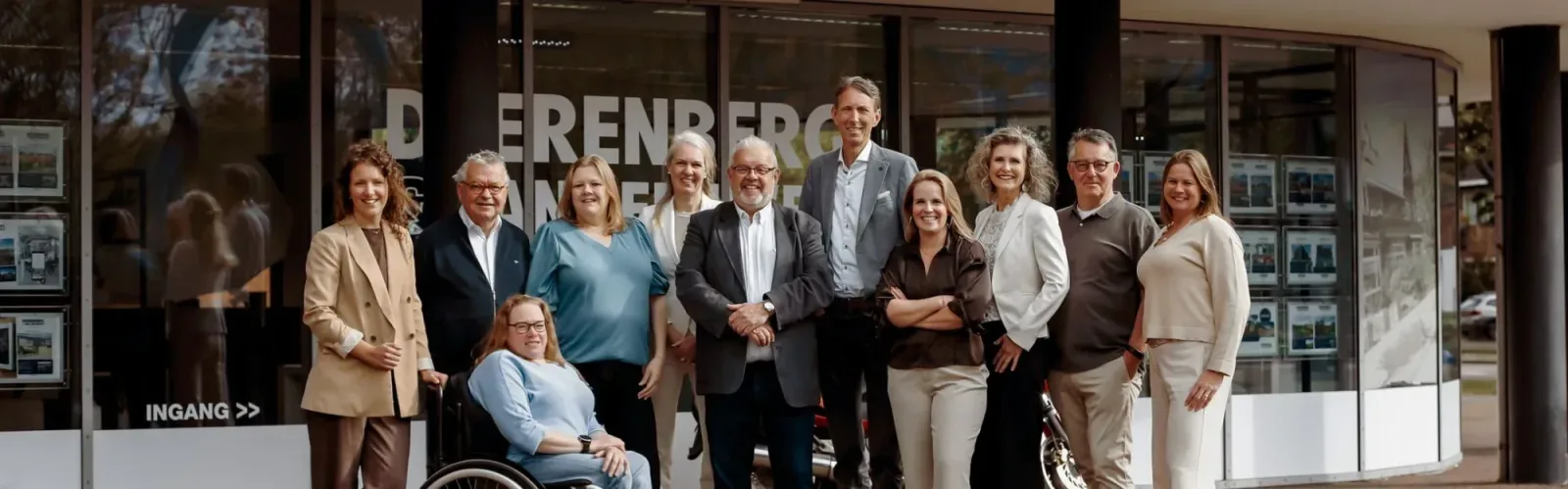 Team foto van Deerenberg & Van Leeuwen Makelaars