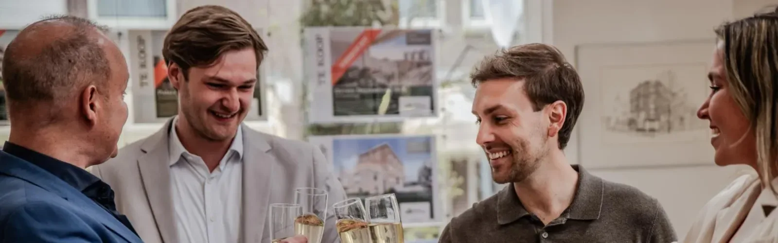 Team foto van Dekker Makelaars