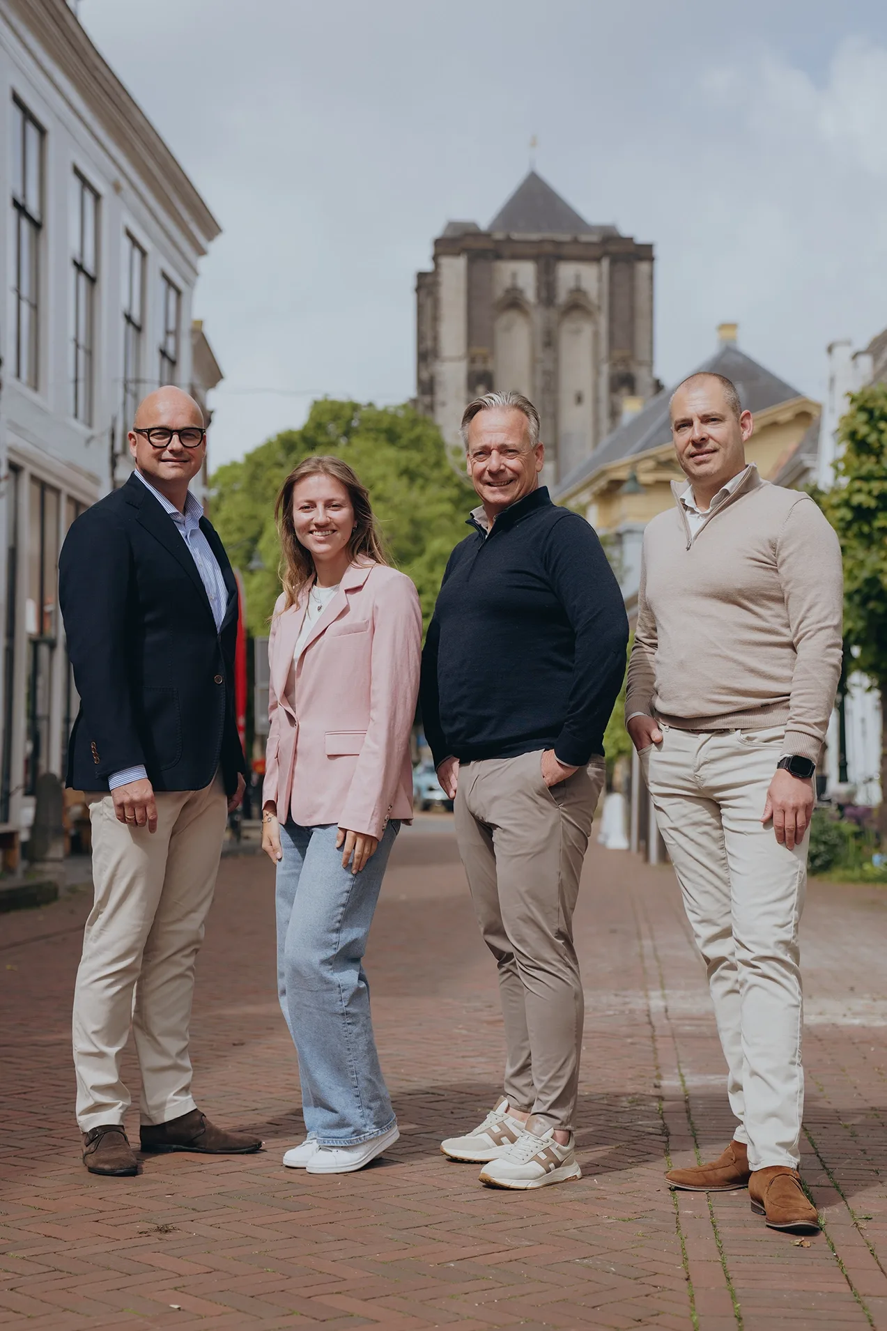 Team foto van DELTA makelaardij