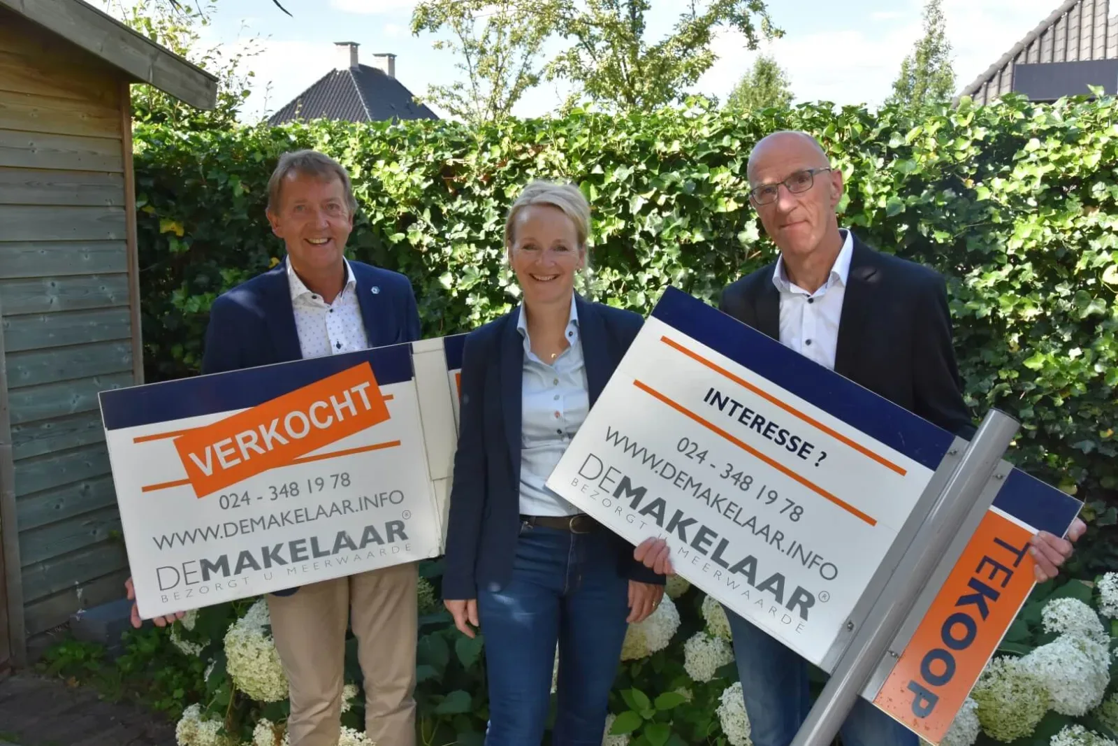 Team foto van DEMAKELAAR