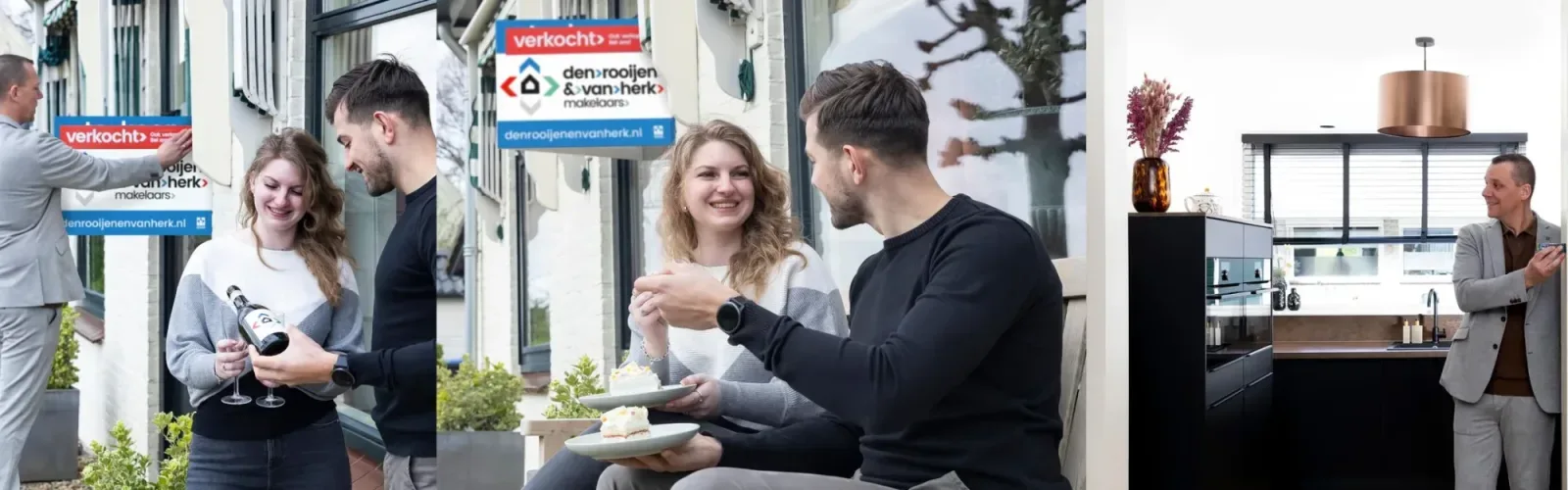 Team foto van Den Rooijen & Van Herk Makelaars