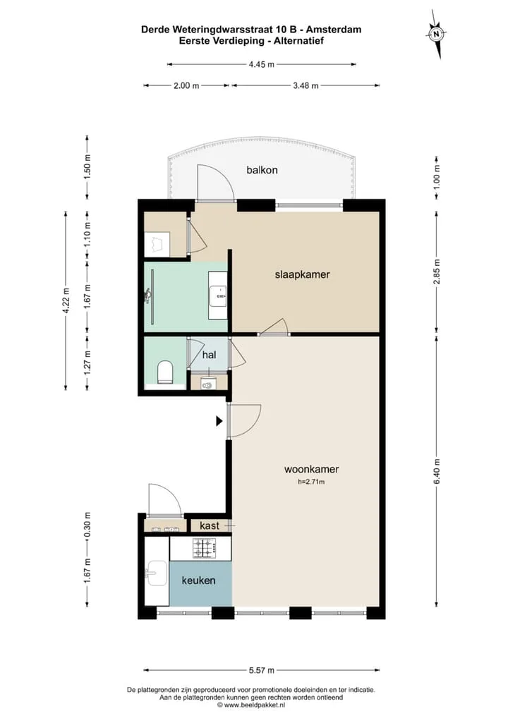 Derde Weteringdwarsstraat 10 B Amsterdam thumbnail 30