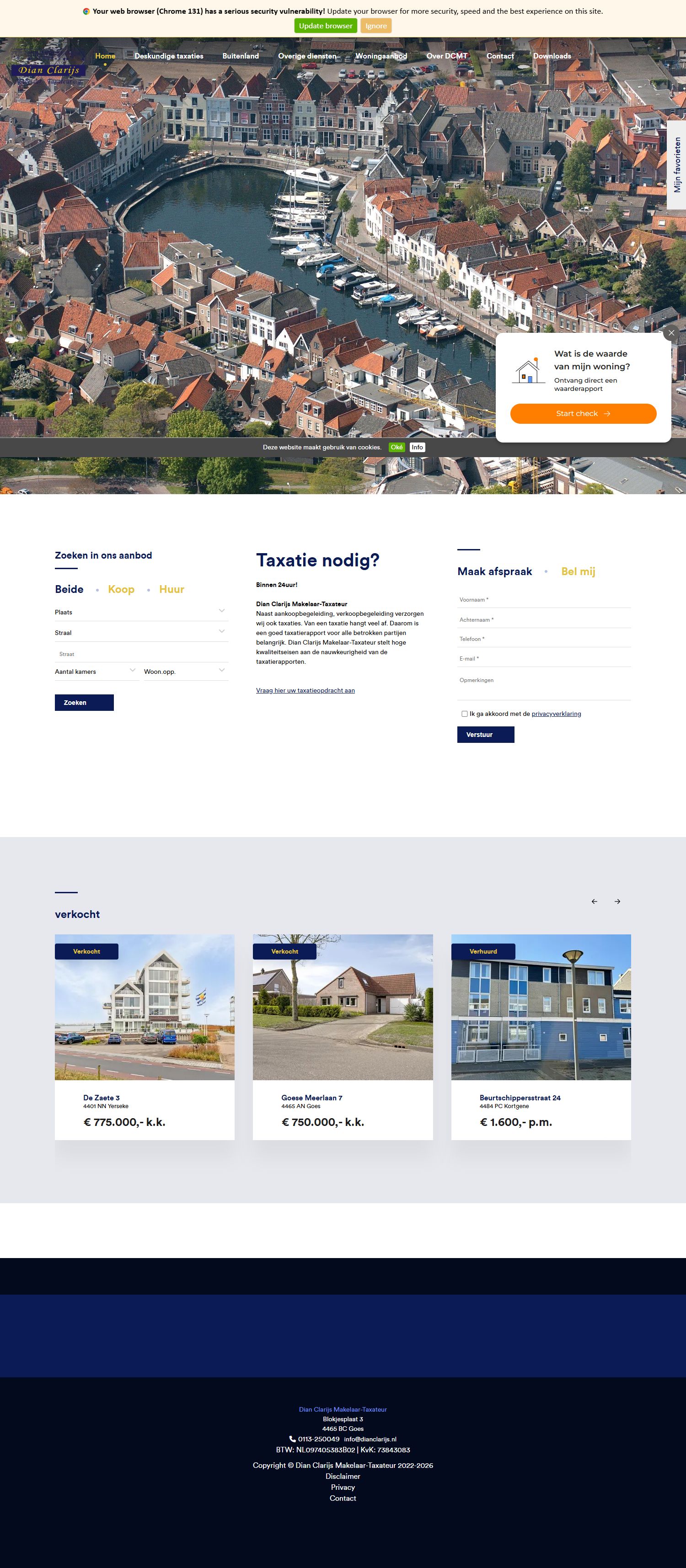 Bürofoto Dian Clarijs Makelaardij