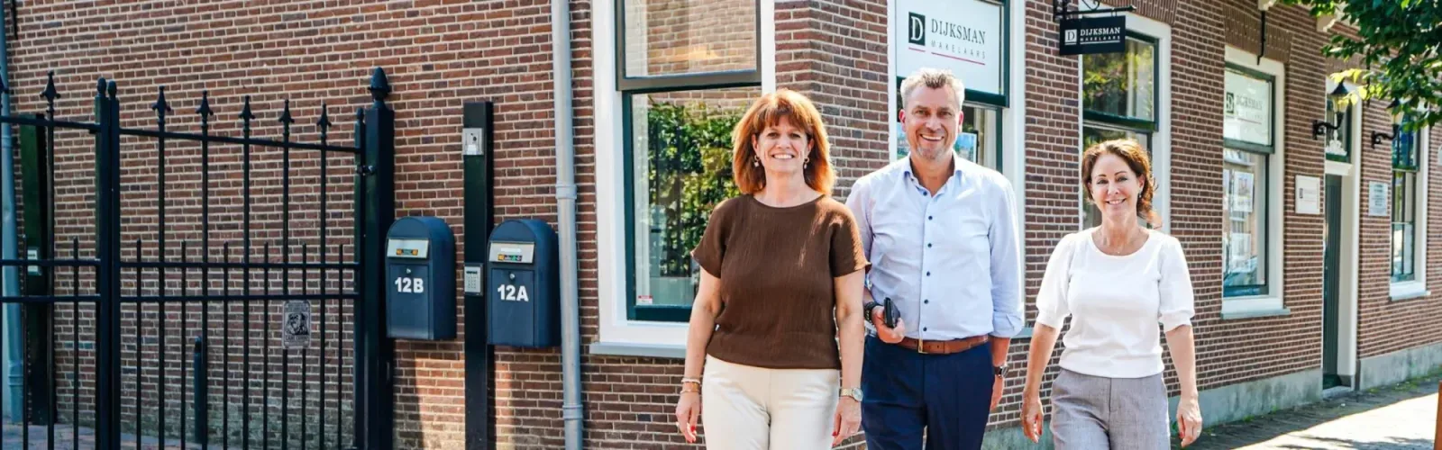 Team foto van Dijksman Makelaars