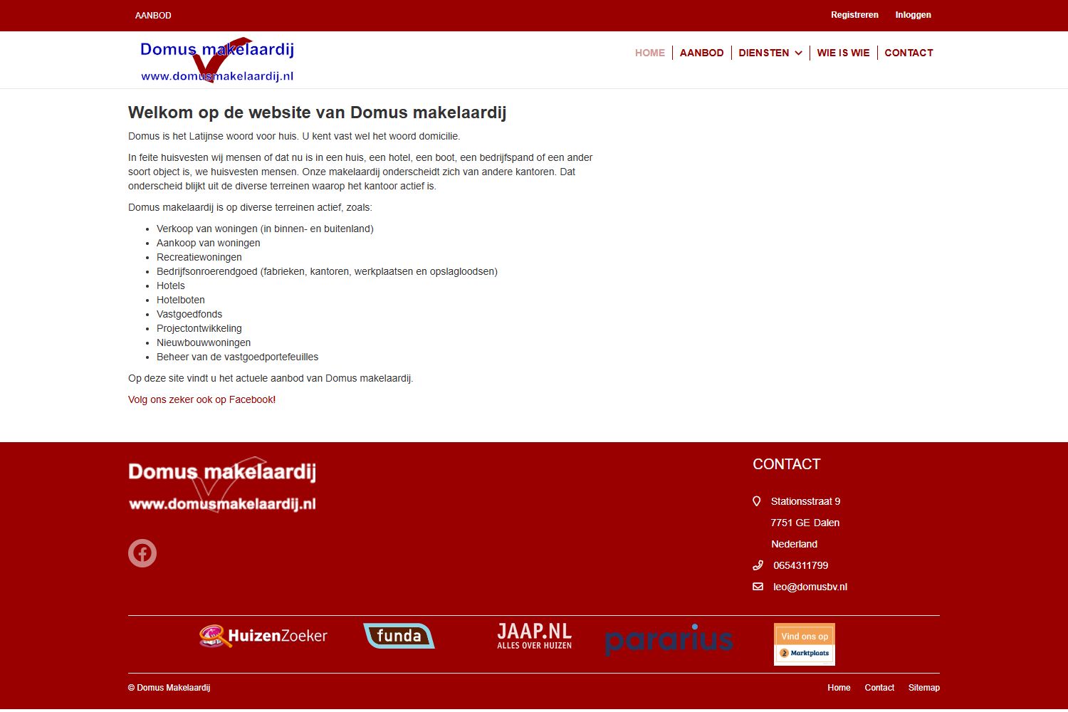 Photo de bureau Domus makelaardij