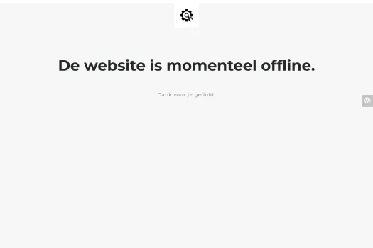 Screenshot van de website van dunavastgoedbeheer.nl