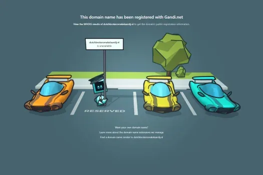 Screenshot of the website of dutchbrokersmakelaardij.nl