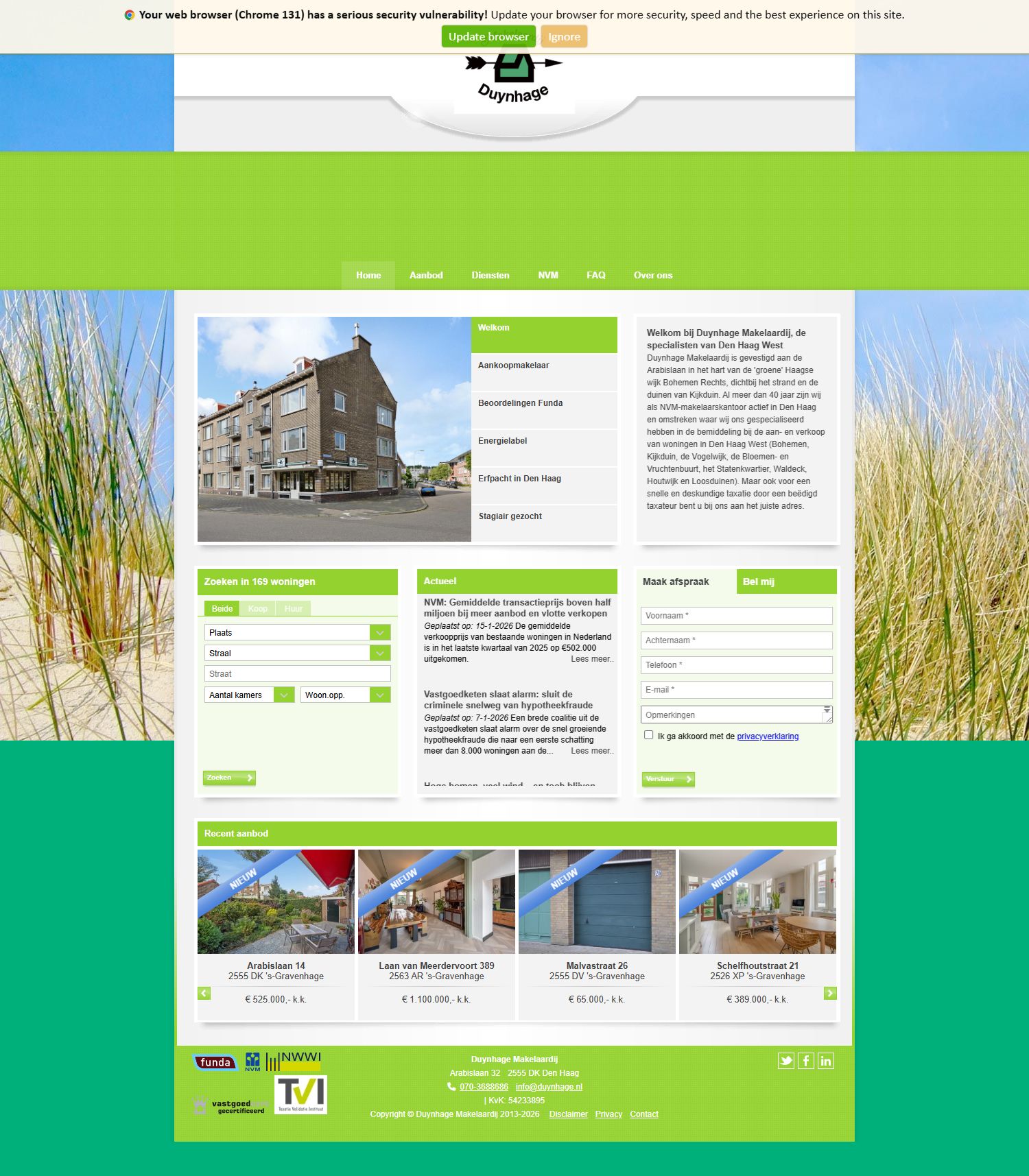 Bürofoto Duynhage Makelaardij