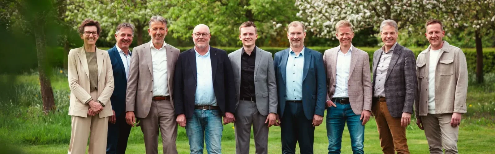 Team foto van Eggink Maalderink Garantiemakelaars