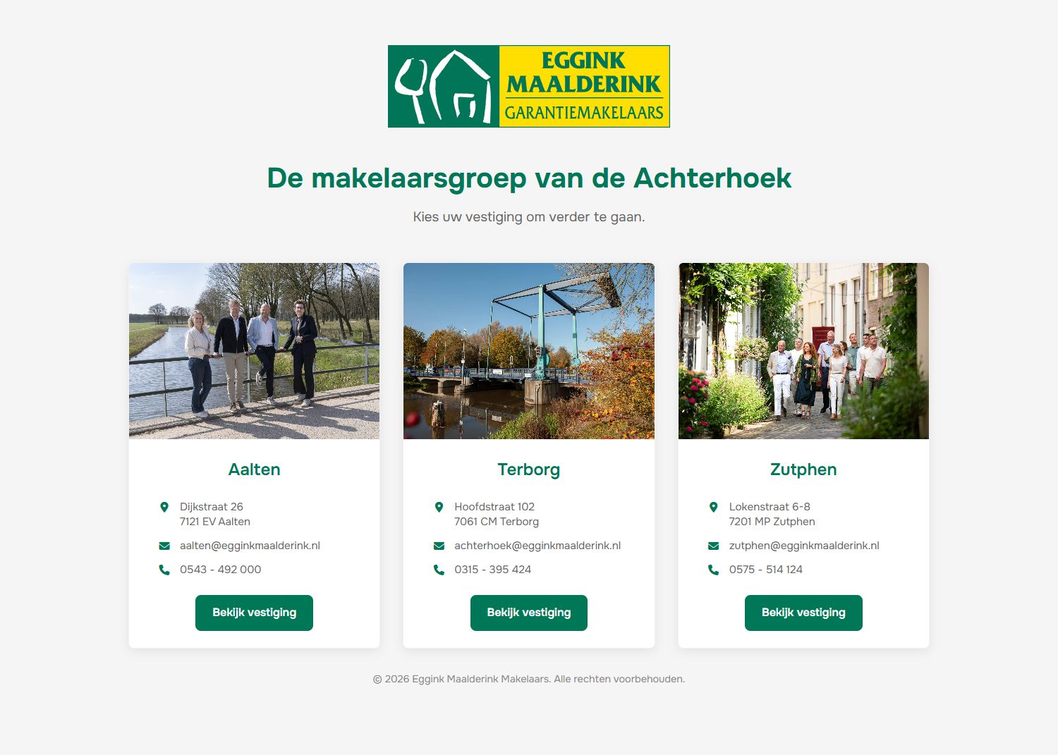 Screenshot van de website van egginkmaalderink.nl
