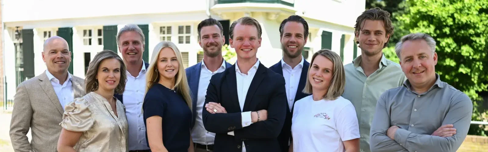 Team foto van Elst&co Makelaars