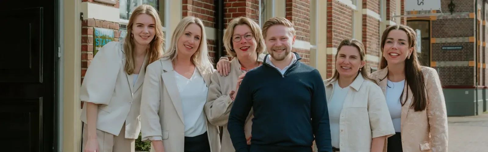 Team foto van Euverman & Nuyts Makelaars Borne