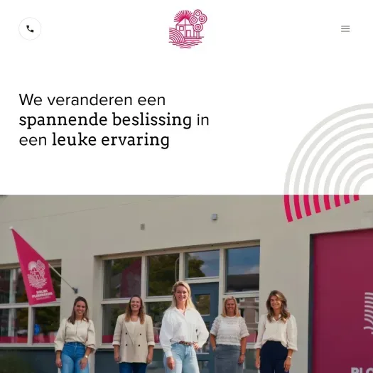Screenshot van de website van www.evelienploegmakers.nl