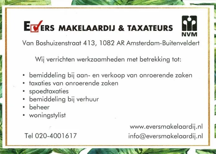 Kantoor foto van Evers Makelaardij & Taxateurs