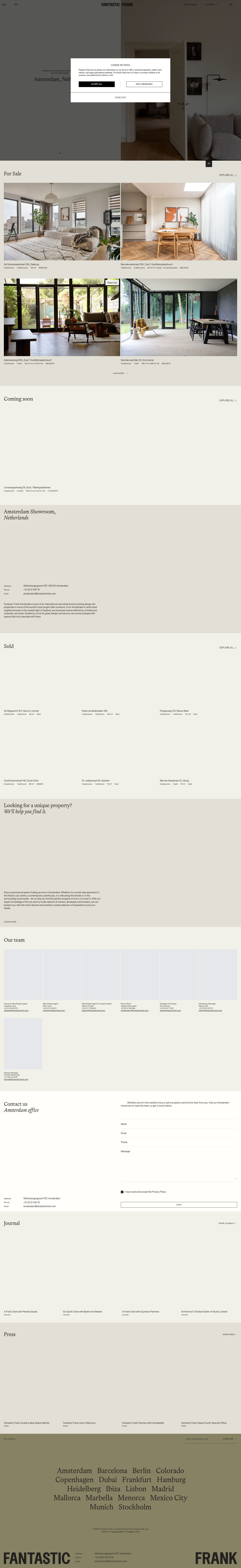 Photo de bureau Fantastic Frank Amsterdam