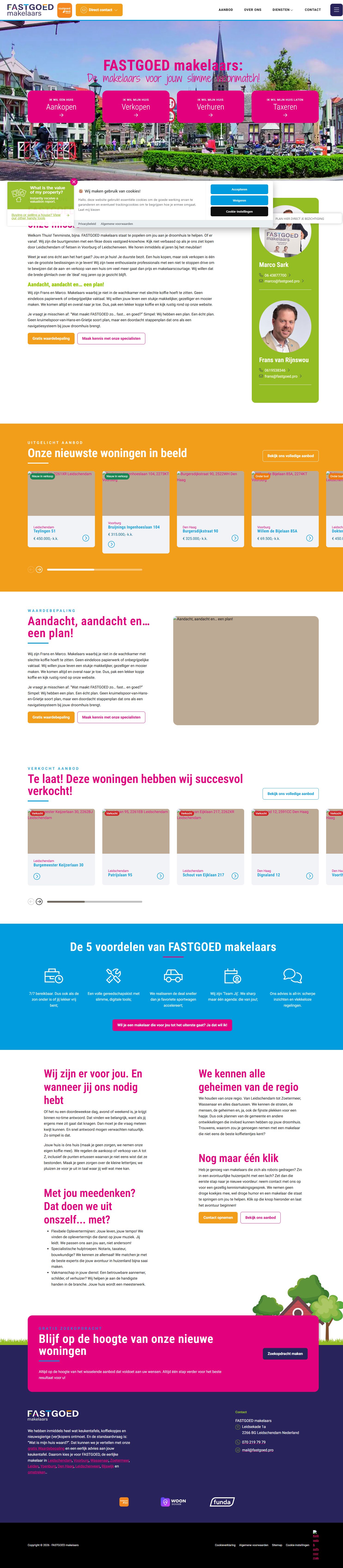 Capture d'écran du site web de www.fastgoed.pro