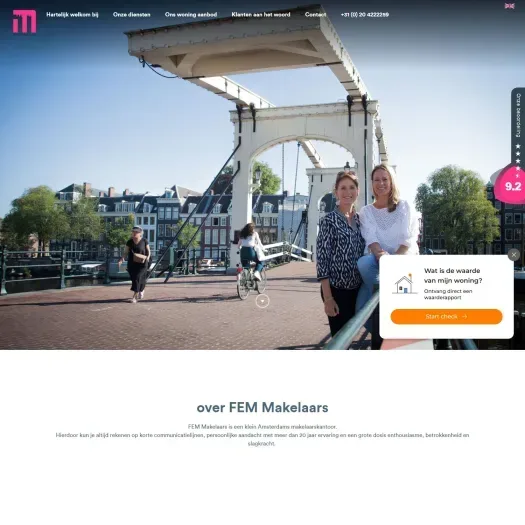Capture d'écran du site web de www.femmakelaars.nl