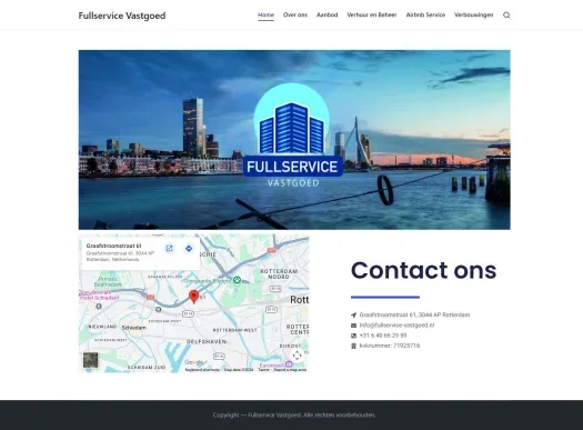 Capture d'écran du site web de www.fullservice-vastgoed.nl