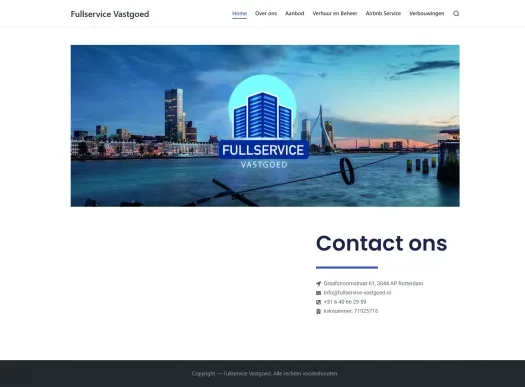 Capture d'écran du site web de www.fullservice-vastgoed.nl