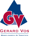 Logotipo Gerard Vos Makelaardij en Taxaties
