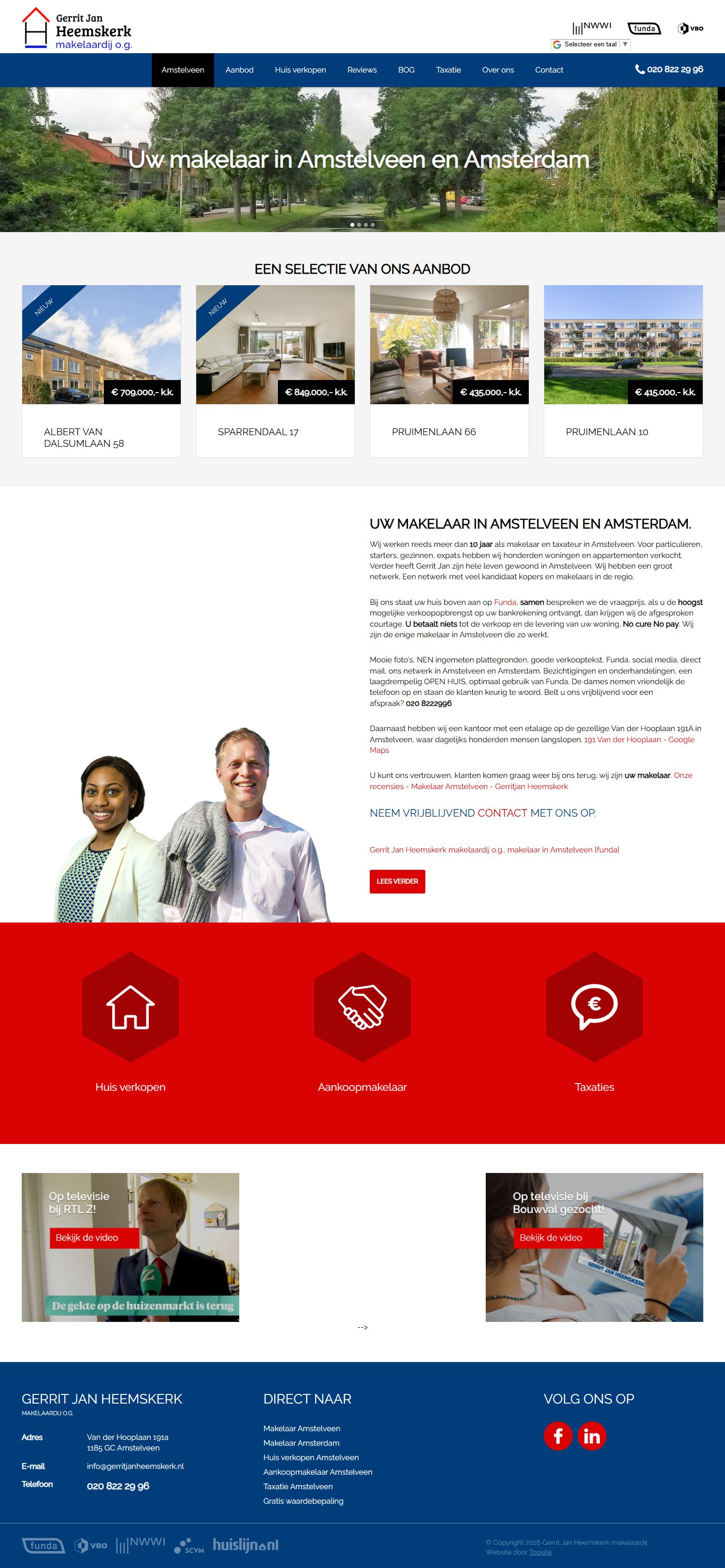 Foto del despacho Gerrit Jan Heemskerk makelaardij o.g.