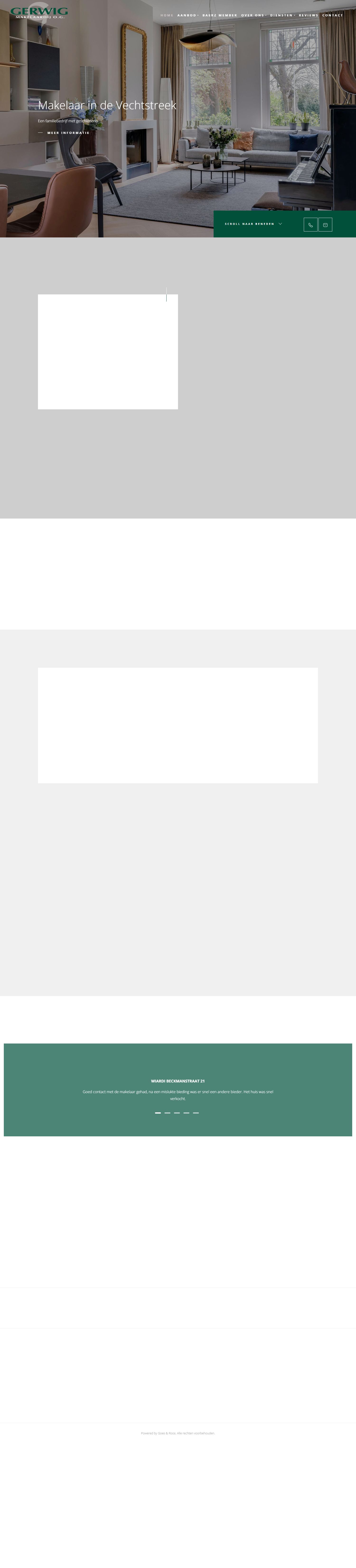 Screenshot der Website von www.gerwig.nl