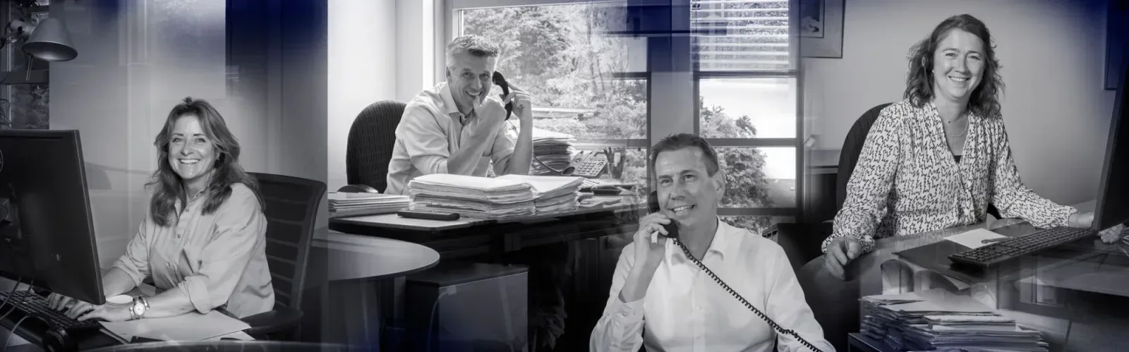 Team foto van Gevaert Makelaars