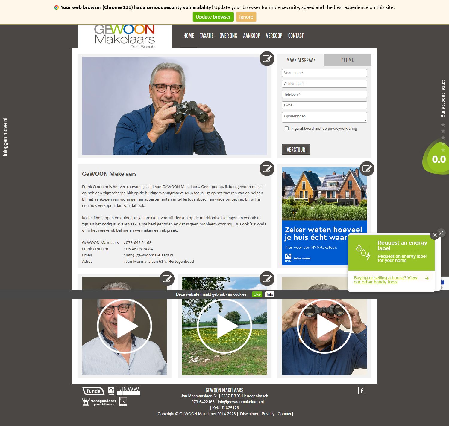 Photo de bureau GeWOON Makelaars Den Bosch