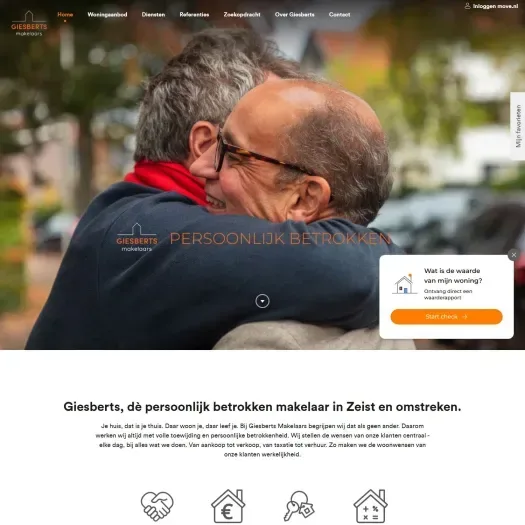 Capture d'écran du site web de www.giesberts.nl