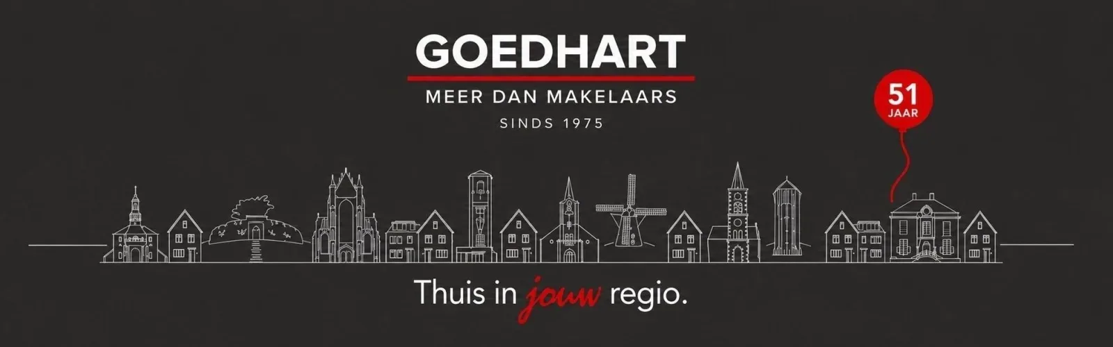 Team foto van Goedhart Makelaars & Taxateurs