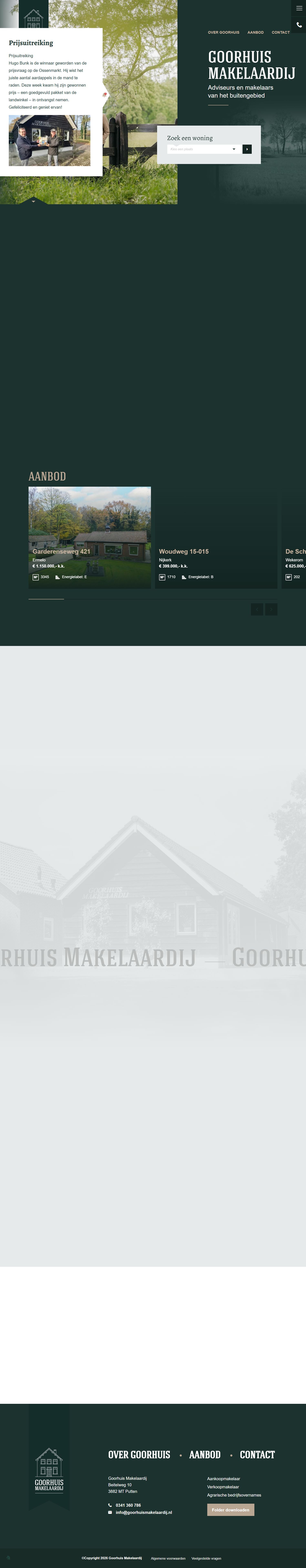 Screenshot der Website von www.goorhuismakelaardij.nl