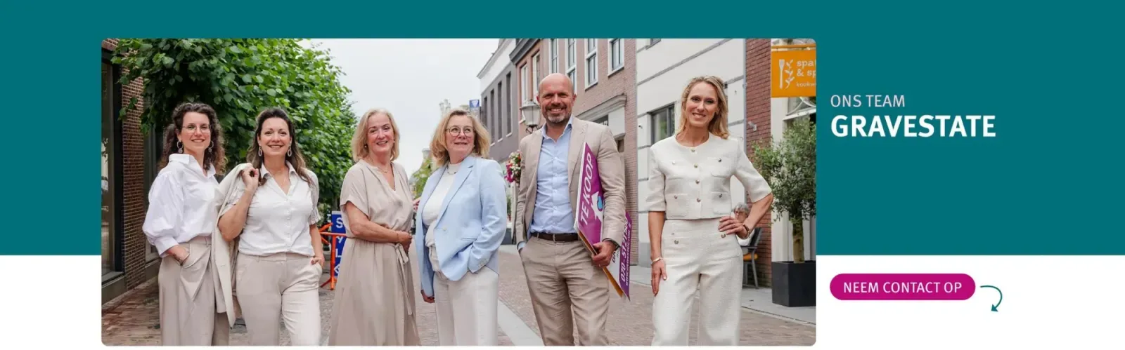 Team foto van Gravestate Makelaardij