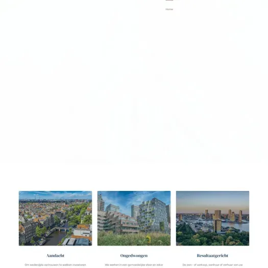 Screenshot van de website van www.griffithestate.com