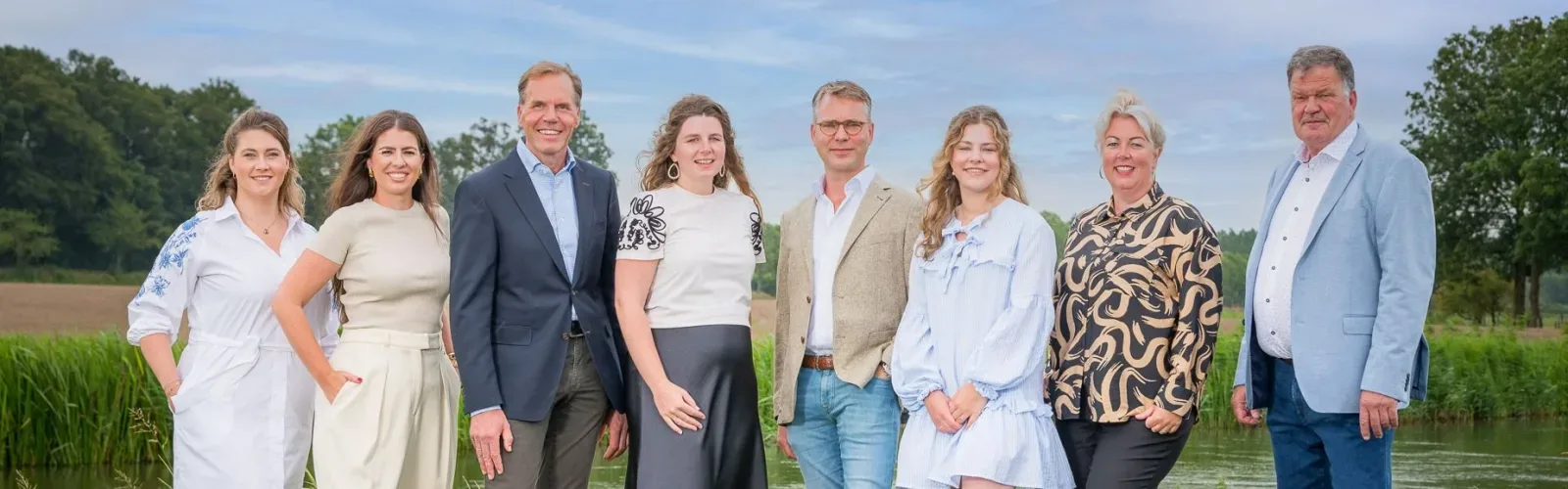 Team foto van GroeneRaedt Makelaars & Rentmeesters