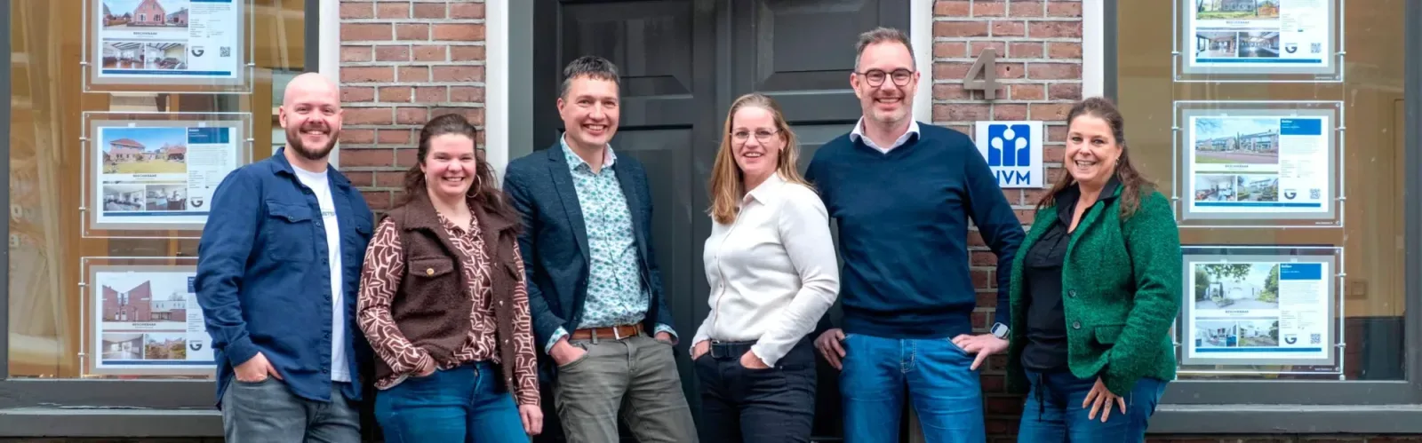 Team foto van Groenhout Makelaars Assen