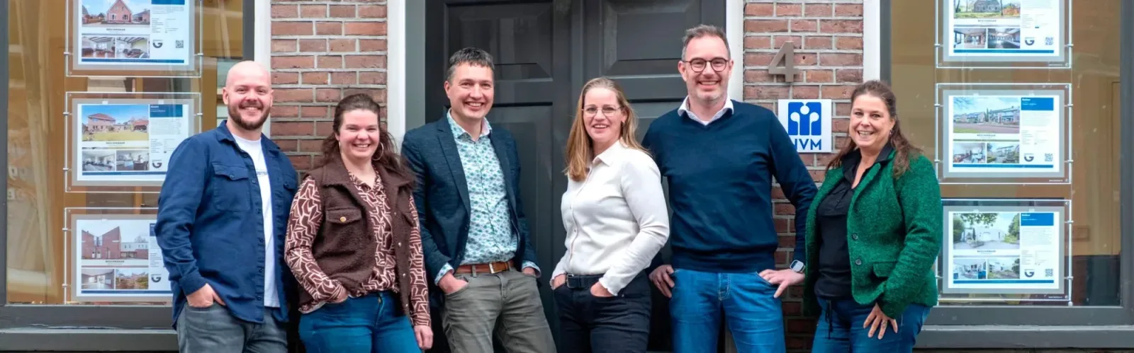 Team foto van Groenhout Makelaars Hoogeveen