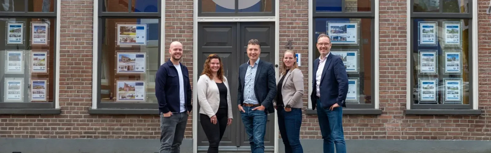 Team foto van Groenhout Makelaars Hoogeveen