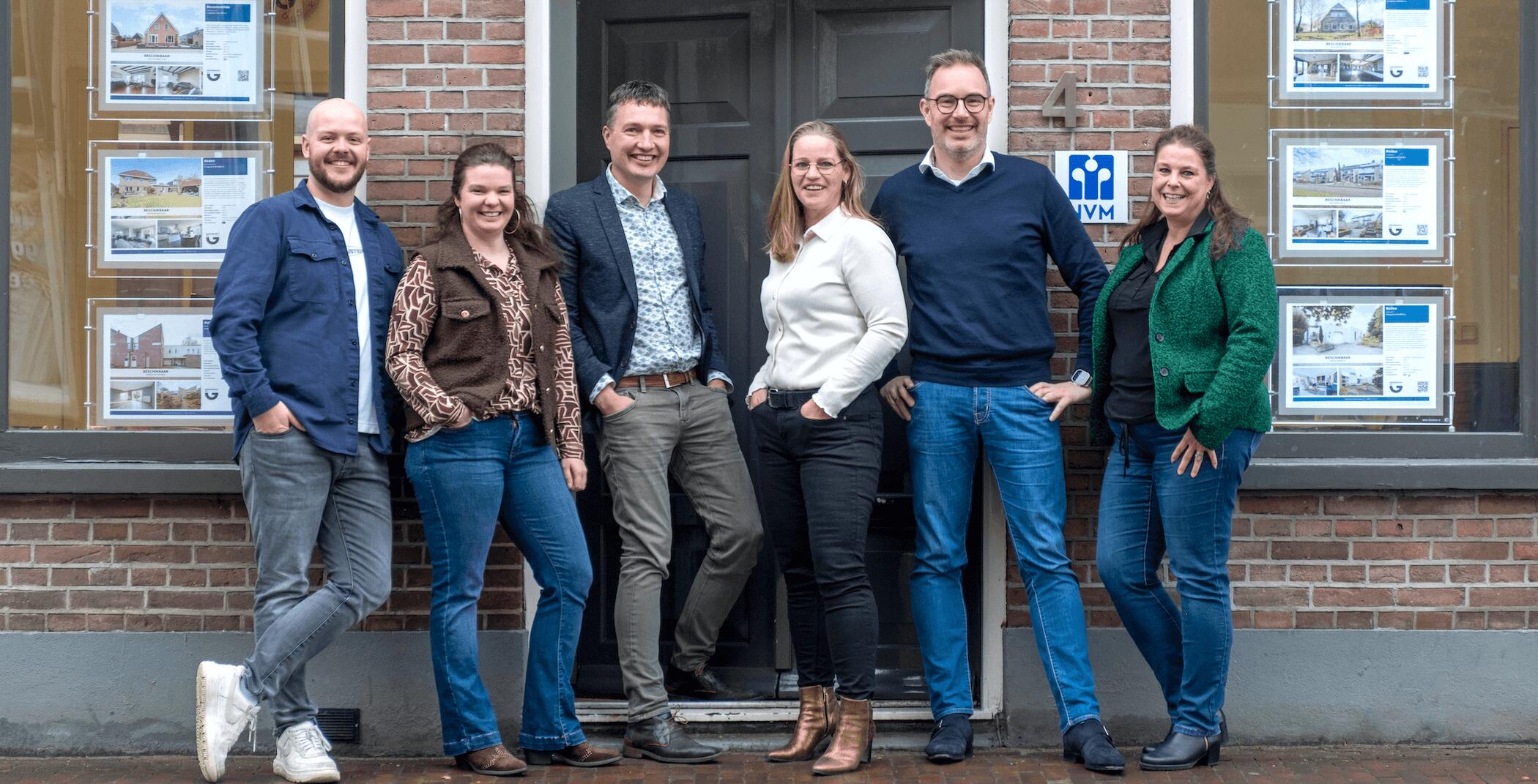 Team photo of Groenhout Makelaars Hoogeveen